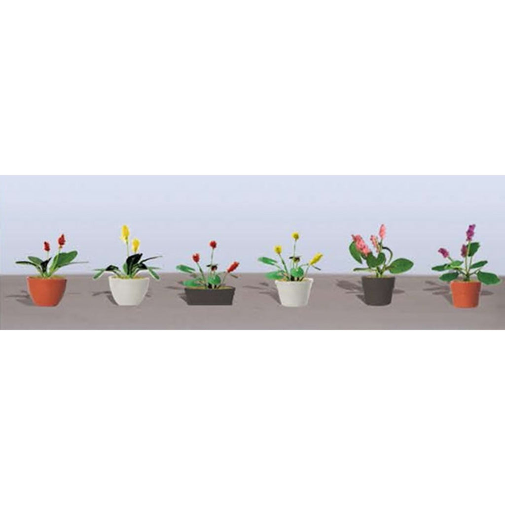 JTT95569-2 [file:JTT95569-2.jpg] O-HO Scale Assorted Potted Flower Plants 3