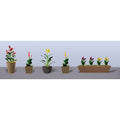 JTT95571-1 [file:JTT95571-1.jpg] O-HO Scale Assorted Potted Flower Plants 4