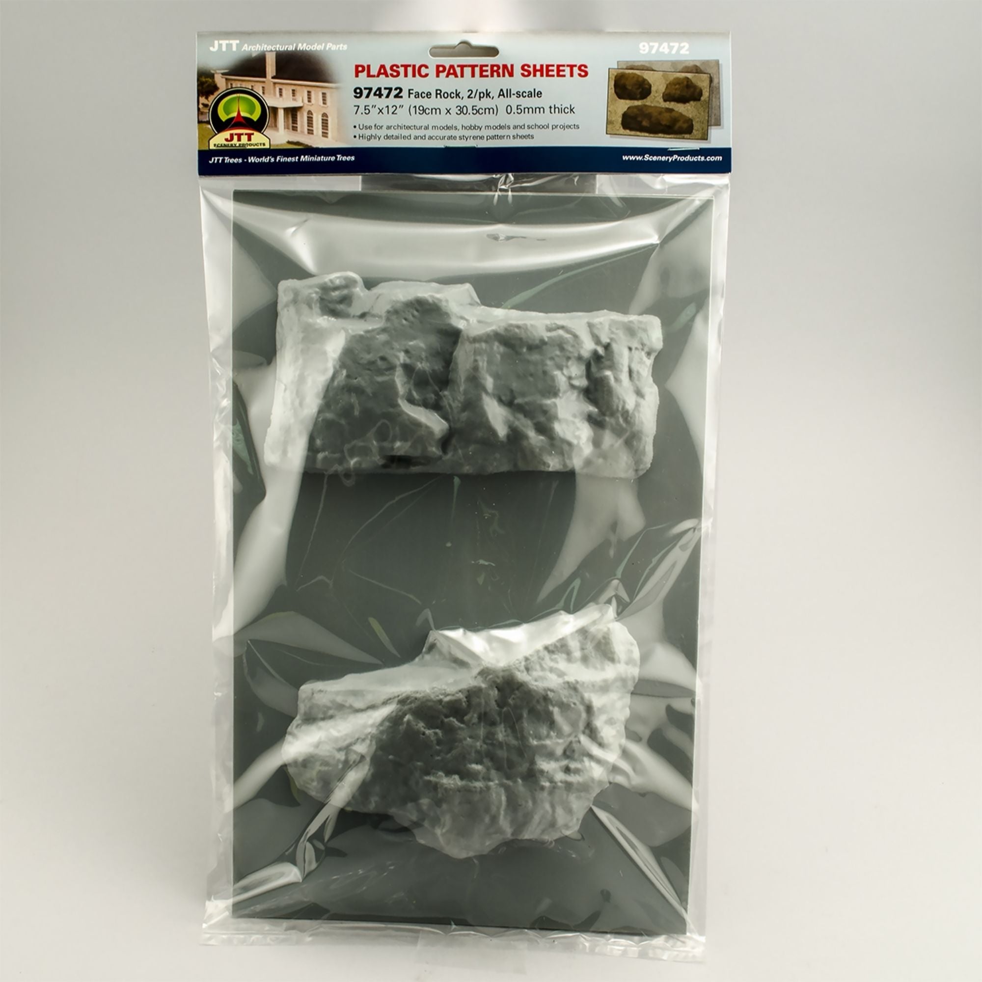 JTT97472-2 Face Rock, All-Scale, (2 per pack)