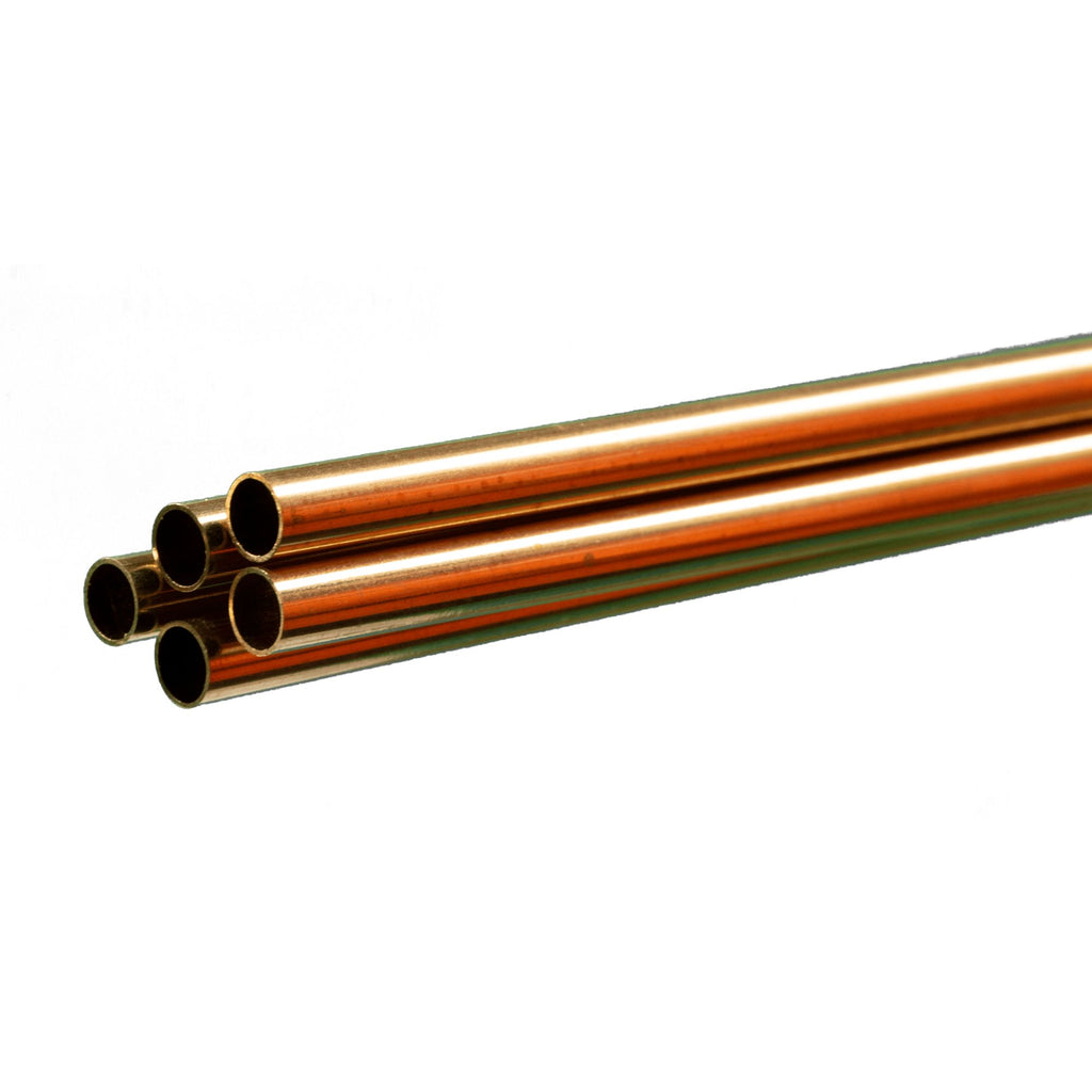 KNS1149 Brass Round Tube, 1/4  36in - .014in Wall
