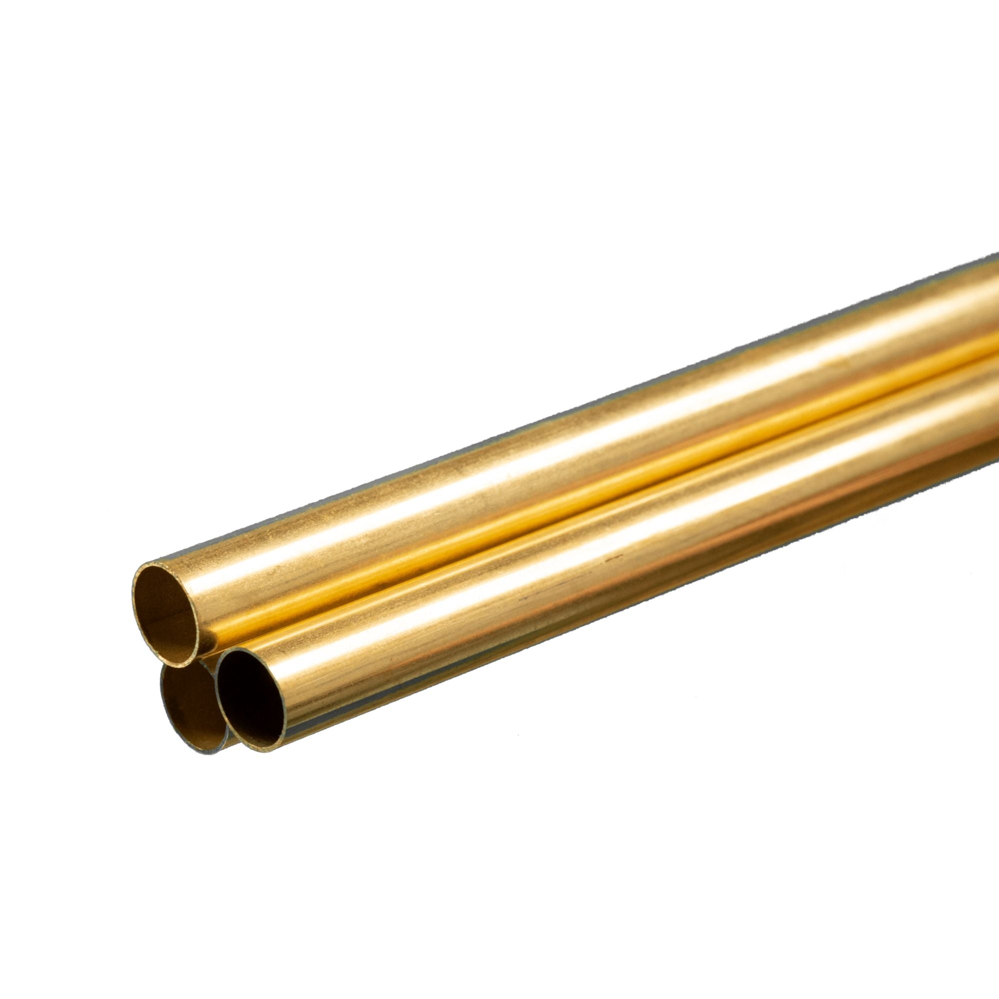 KNS1153 Brass Round Tube, 3/8  36in - .014in Wall