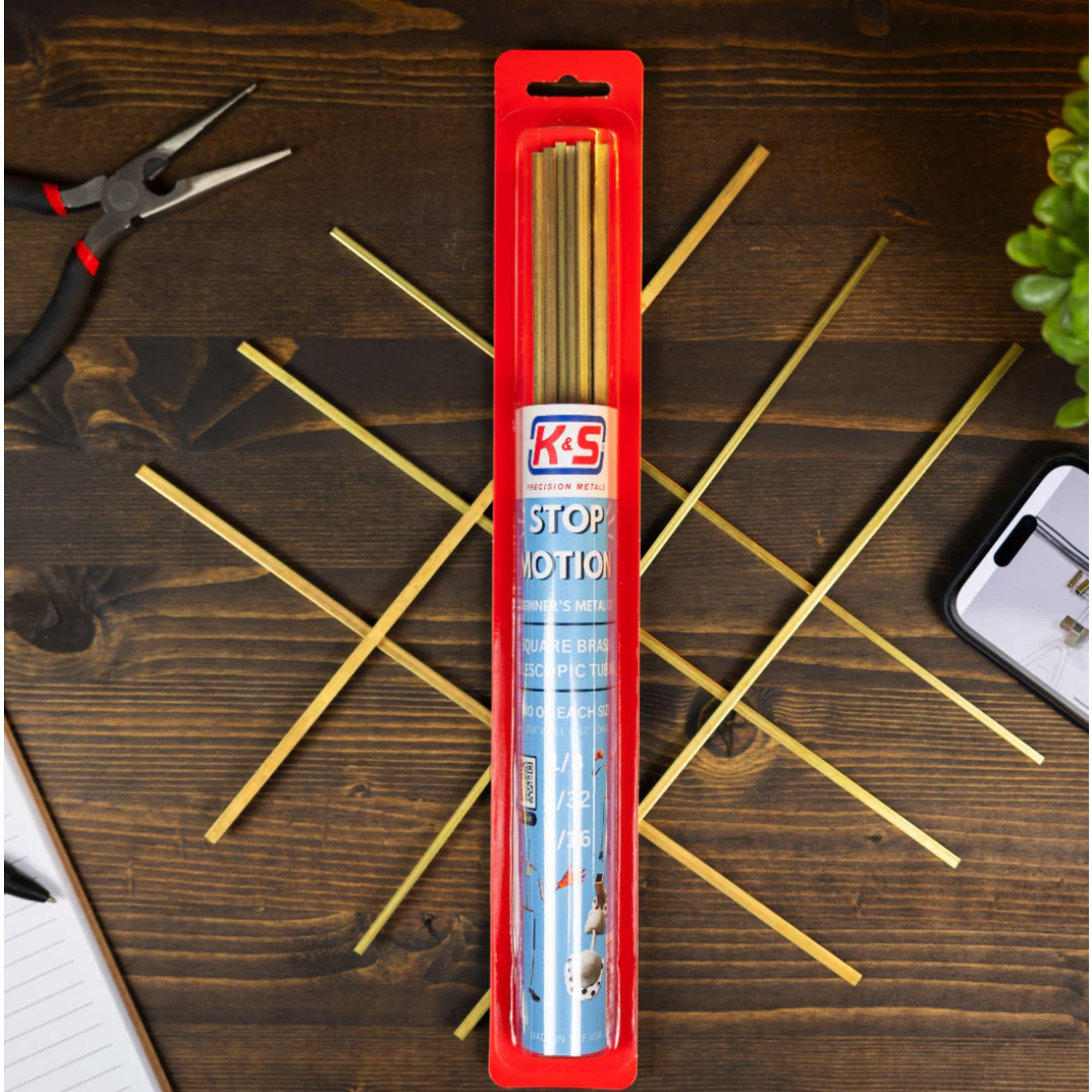 KNS1998-2 Beginner's Stop-Motion Animation Metal Kit