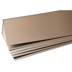 KNS254-BLK [file:KNS254-BLK-1.jpg] Tin Coated Steel Sheet, .008 x 10 x 4in, Bright (Bulk Pack of 6 Items)