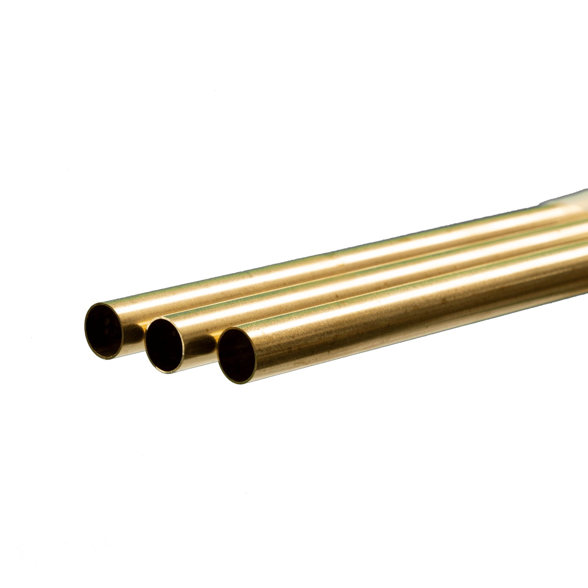 KNS3930 [file:KNS3930-1.jpg] Brass Round Tube, 12mm x 1m, .45mm Wall