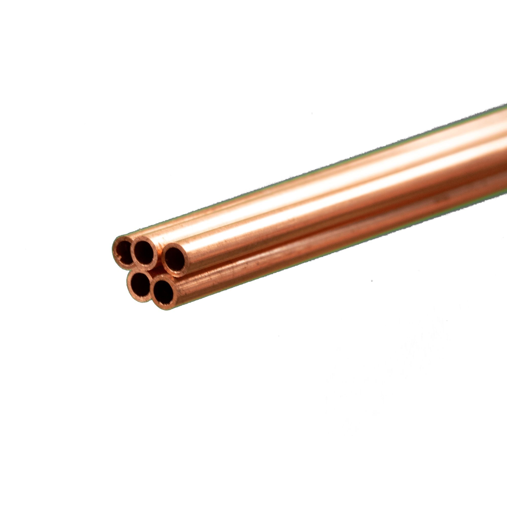 KNS3961 [file:KNS3961-1.jpg] Copper Round Tube, 3 x 1000mm - .36mm Wall