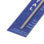 KNS5072-2 [file:KNS5072-2.jpg] Soft Bendable Brass Rod - 1/16, 3/64 (12in long) (2 pcs)