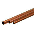 KNS5077-1 Soft Bendable Copper Tube - 3/32, 5/32, 1/8 (12in long) (3 pcs)