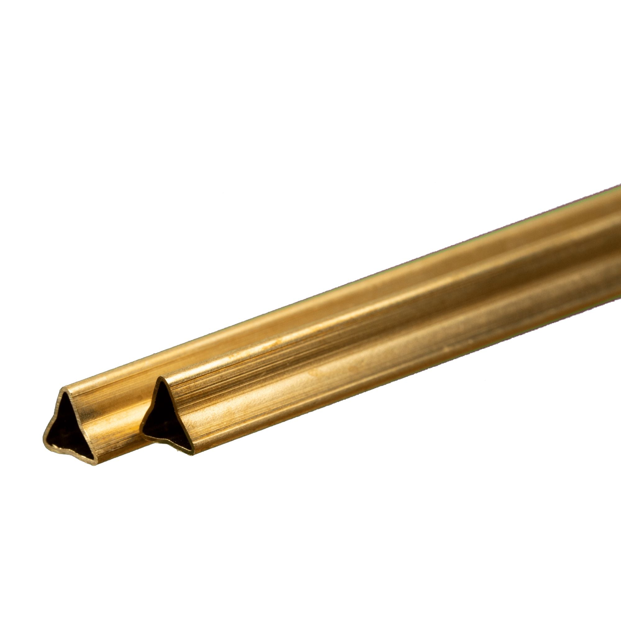 KNS5097 [file:KNS5097-1.jpg] Brass Triangle Tube 3/64 x 12in (2 pcs)