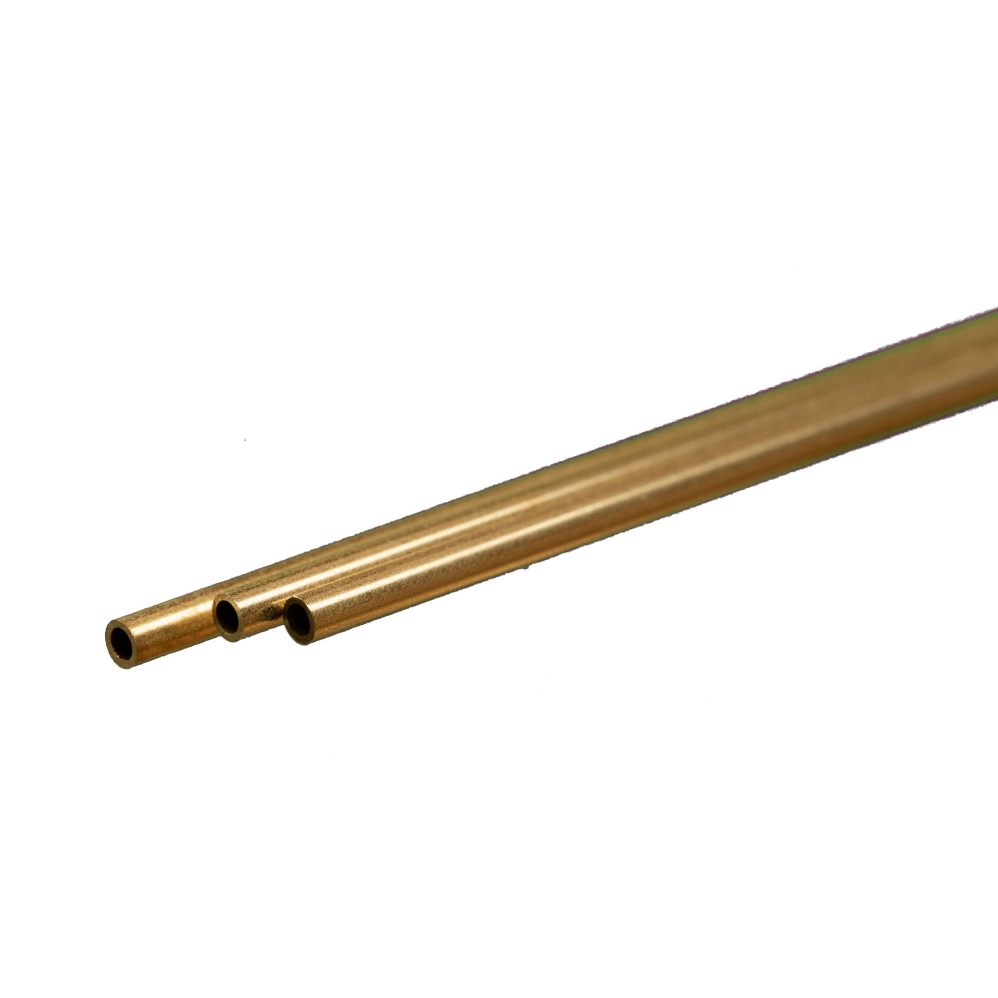 KNS8126 Brass Round Tube, 3/32  12in - .014in Wall (3 pcs)