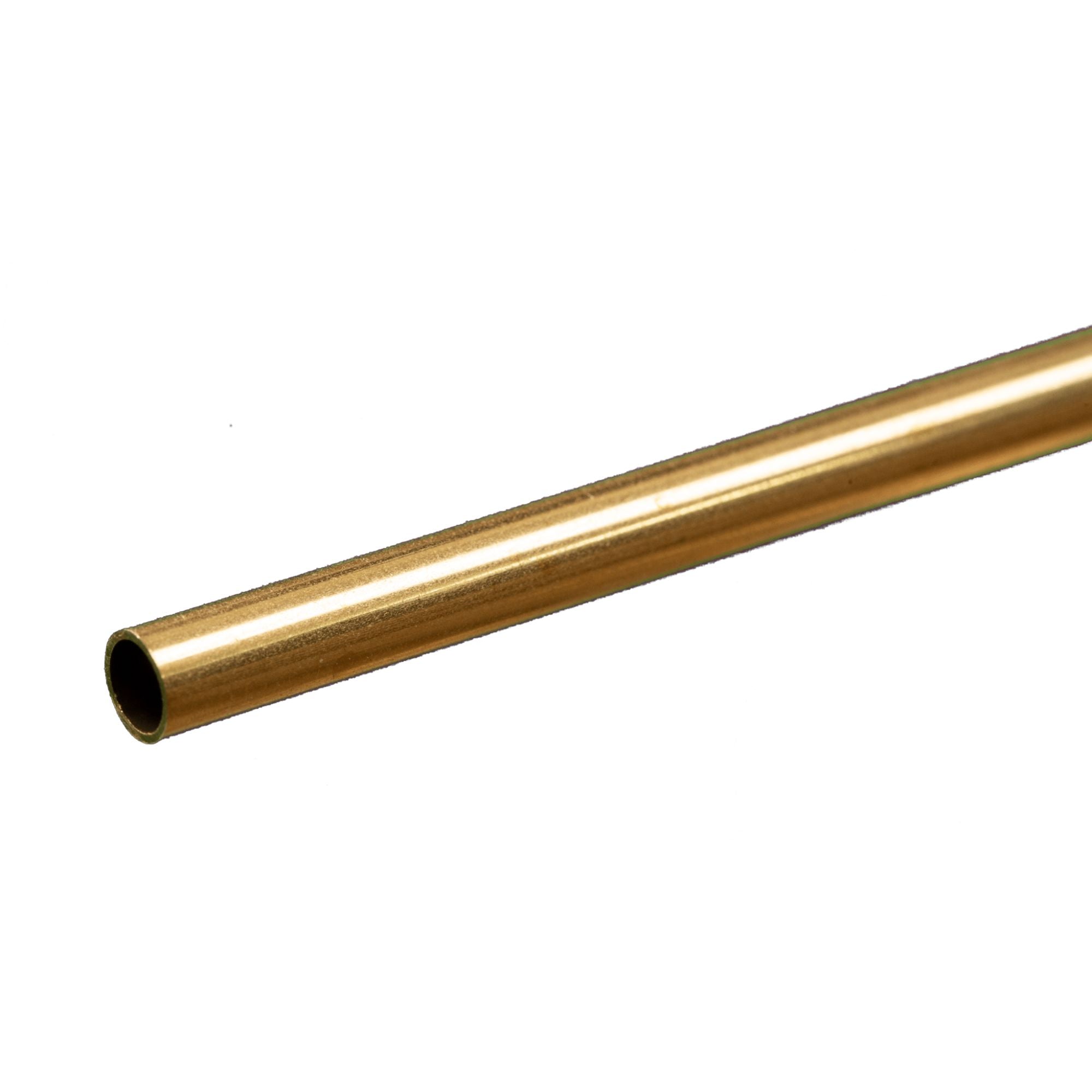 KNS8129 Brass Round Tube, 3/16 12in - .014in Wall