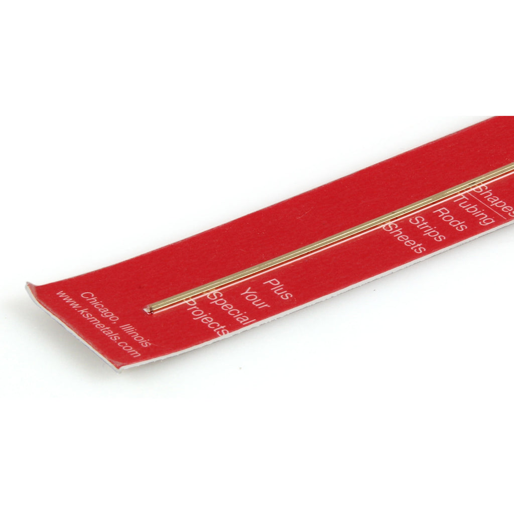 KNS815047 [file:KNS815047-1.jpg] Square Brass Bar, 1/32 x 12in (2 pcs)