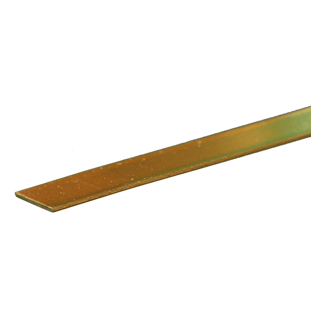 KNS8241 [file:KNS8241-1.jpg] Brass Strip .032 (132) x 1/2 x 12in
