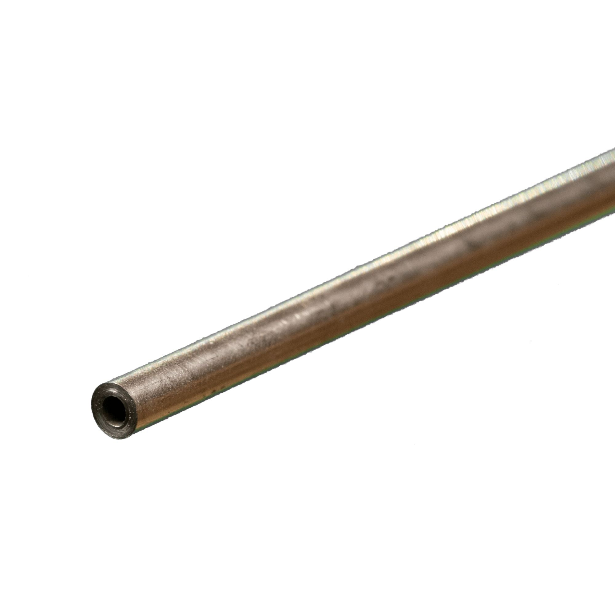 KNS87111 [file:KNS87111-1.jpg] Stainless Steel Round Tube, 1/8 x 12in, .028in Wall
