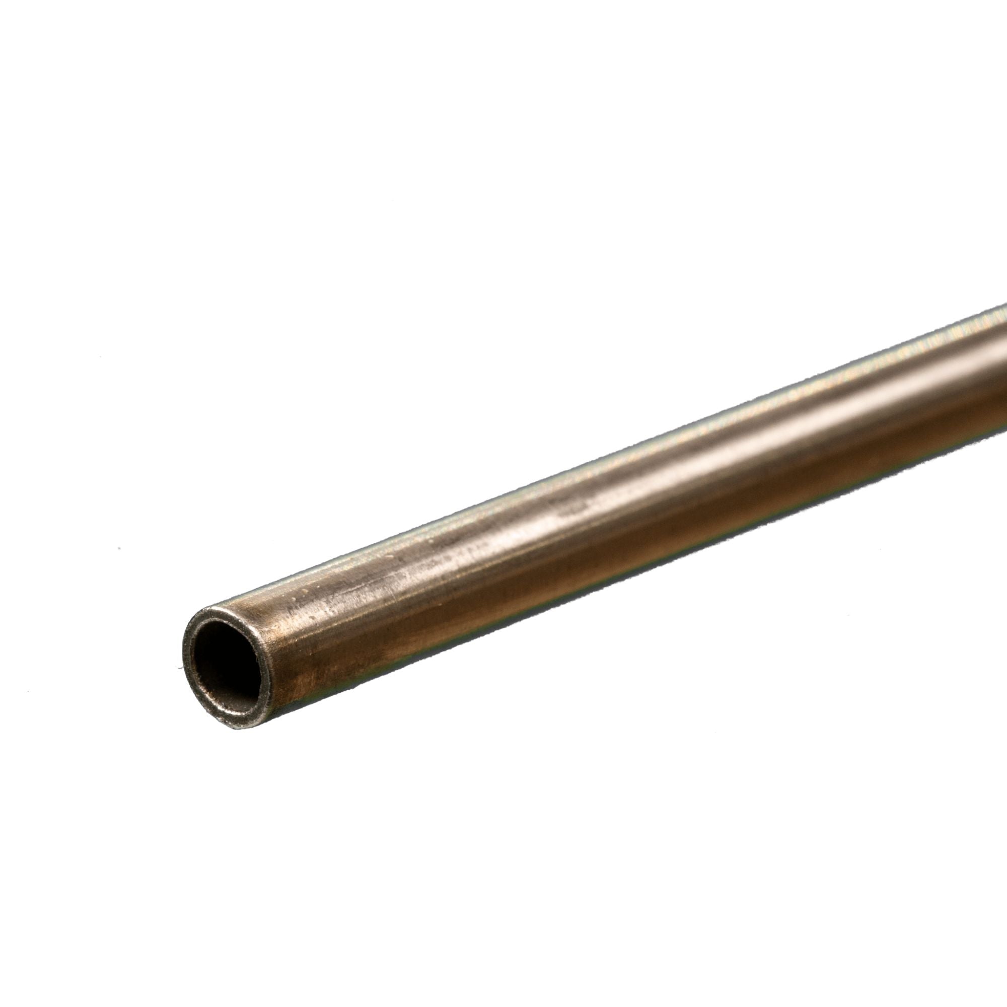 KNS87115 [file:KNS87115-1.jpg] Stainless Steel Round Tube, 1/4 x 12in, .028in Wall