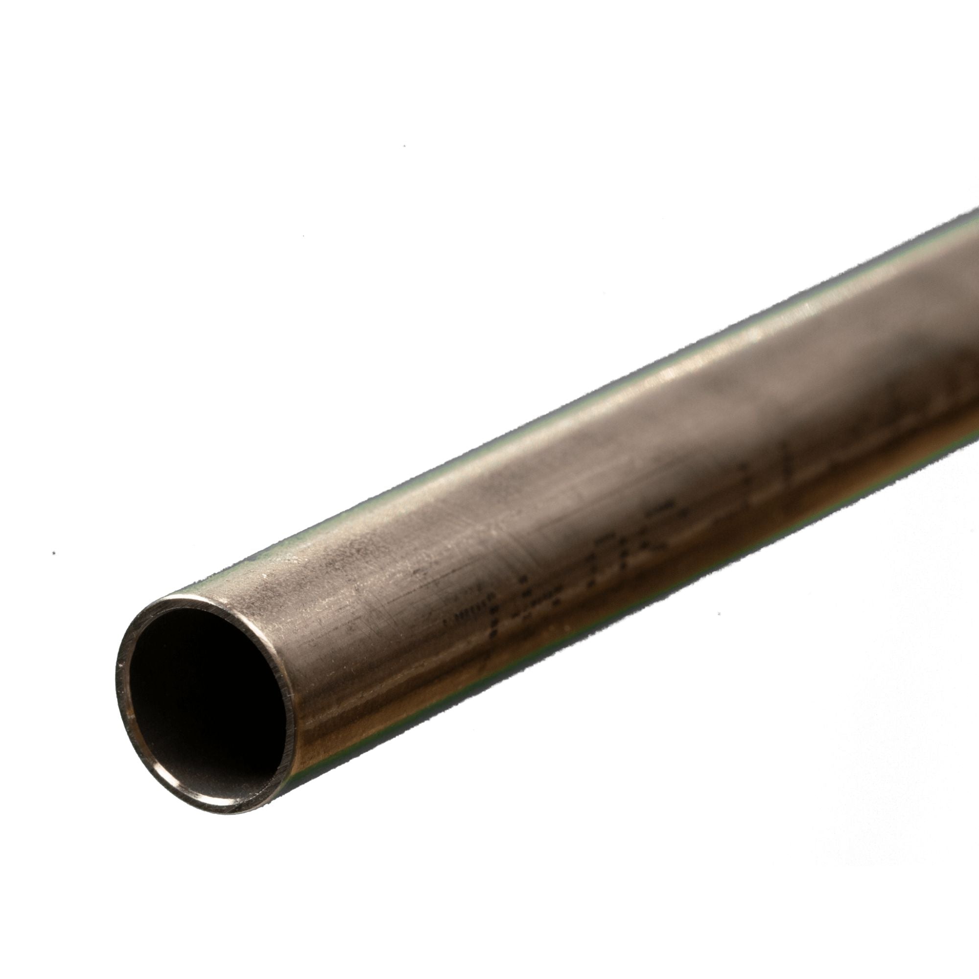 KNS87121 [file:KNS87121-1.jpg] Stainless Steel Round Tube, 7/16 x 12in, .028in Wall