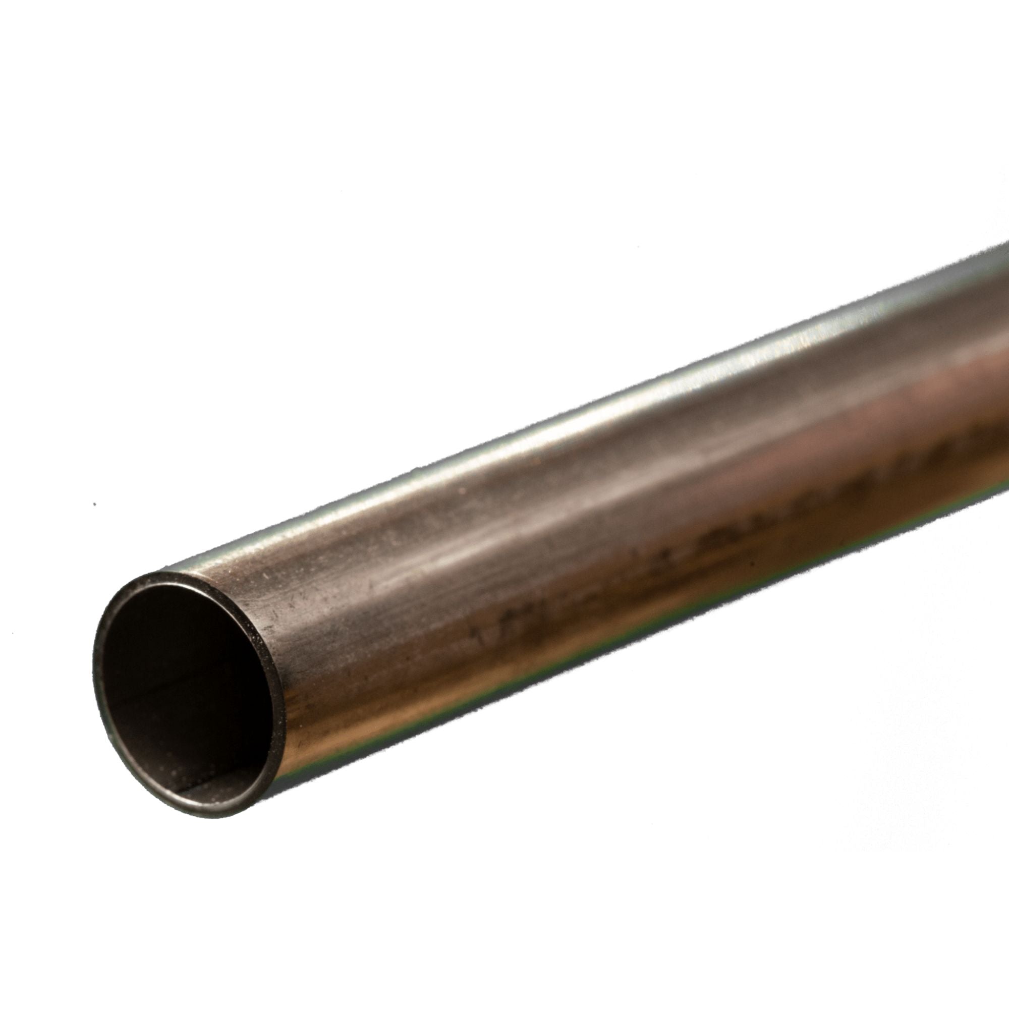 KNS87123 [file:KNS87123-1.jpg] Stainless Steel Round Tube, 1/2 x 12in, 028in Wall