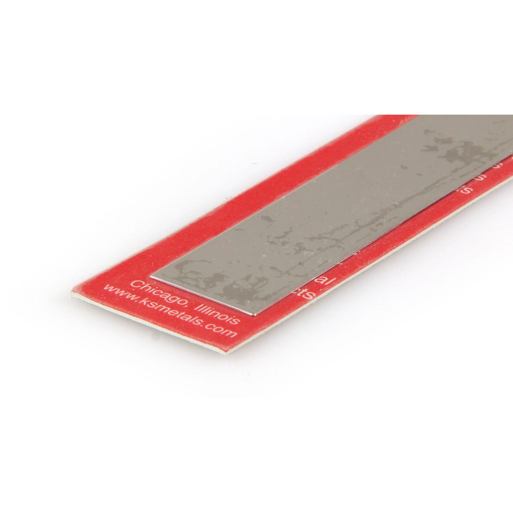 KNS87153 [file:KNS87153-1.jpg] Stainless Steel Strip, 3/4in, .012in, Thick (12in, long)