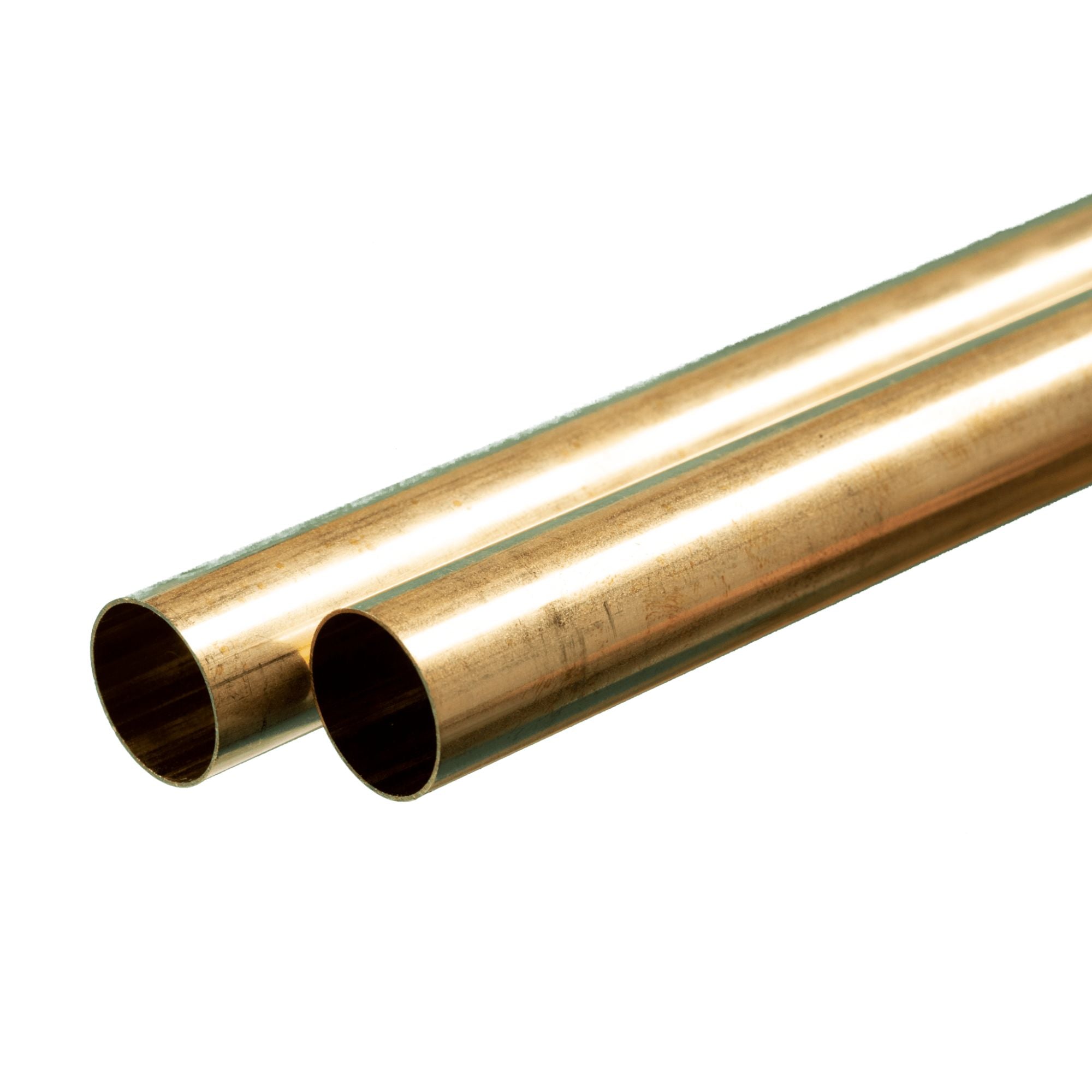 KNS9125 Brass Round Tube, 21/32  36in - .014in Wall