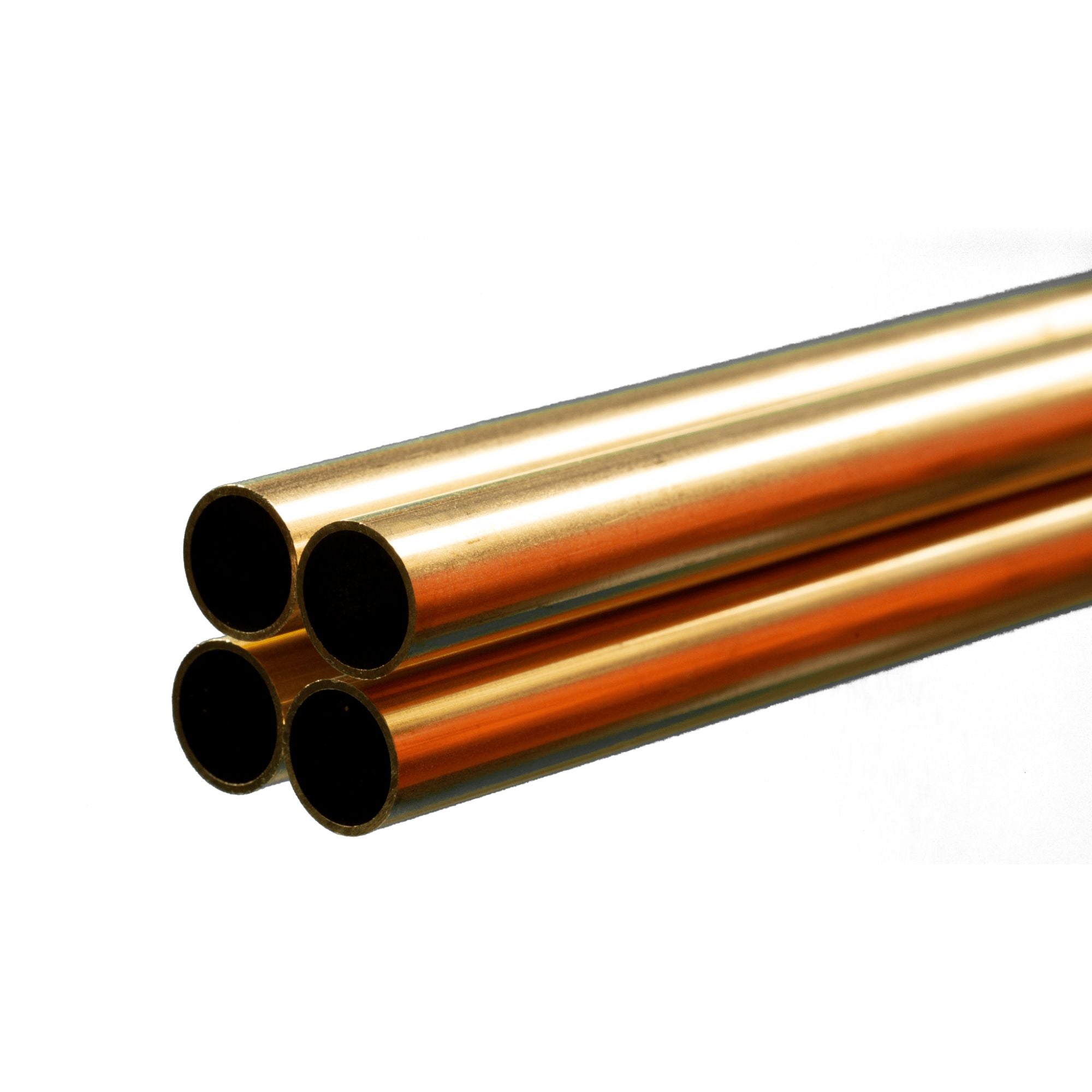 KNS9217 Brass Round Tube, 1/2  36in - .029in Wall