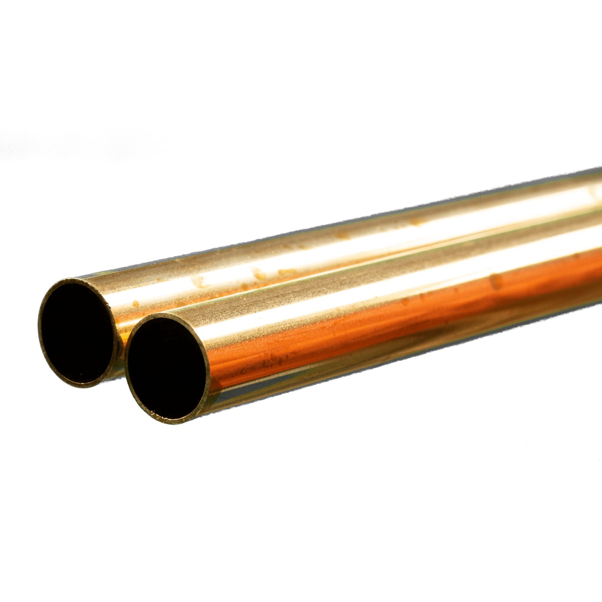 KNS9223-BLK Brass Round Tube, 11/16  36in - .029in Wall (Bulk Pack of 2 Items)