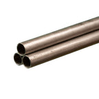 KNS9623-BLK [file:KNS9623-BLK-1.jpg] Stainless Steel Round Tube, 1/2 x 36in, 22ga Wall (Bulk Pack of 3 Items)