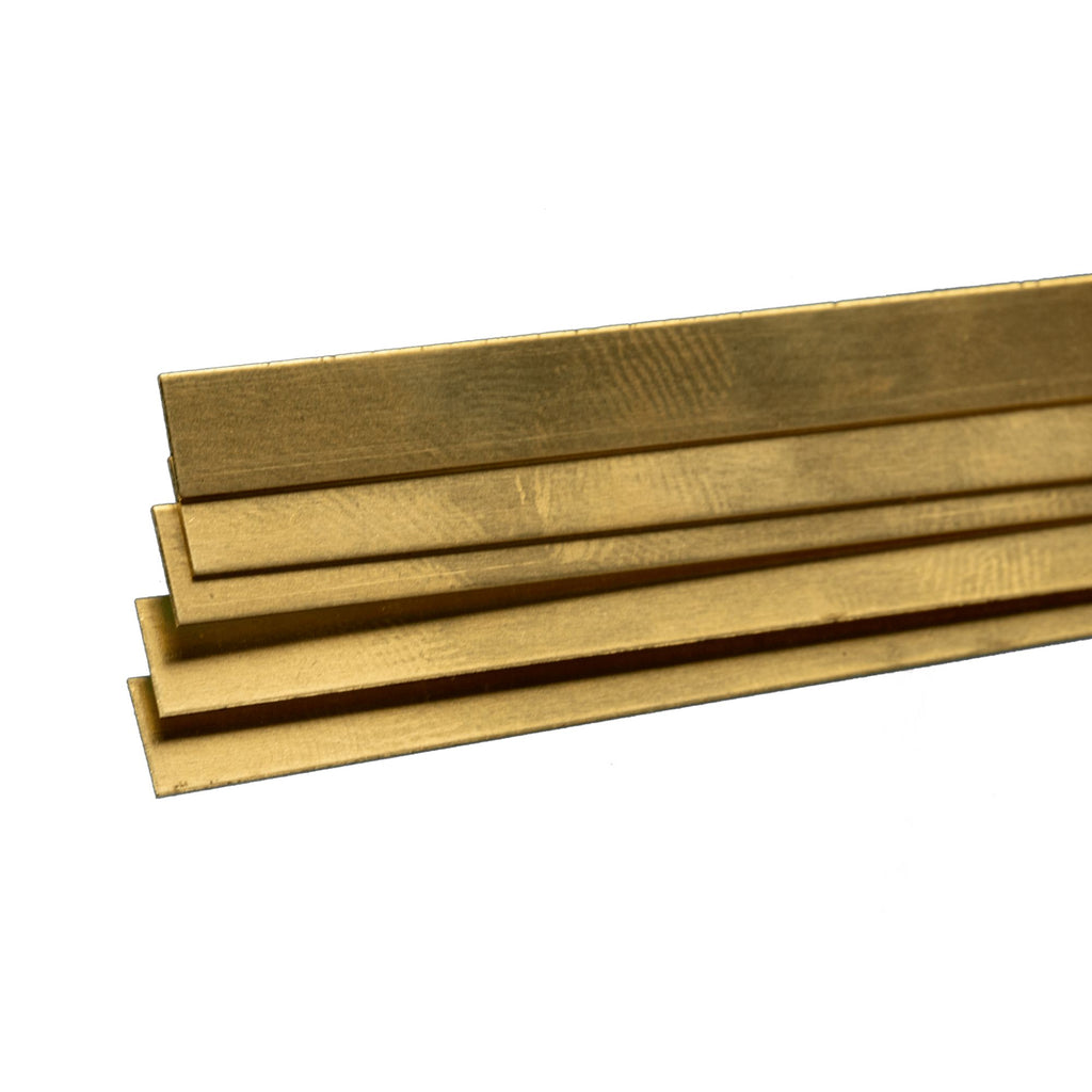 KNS9709 [file:KNS9709-1.jpg] Brass Strip .016 (164) x 1/4 x 36in