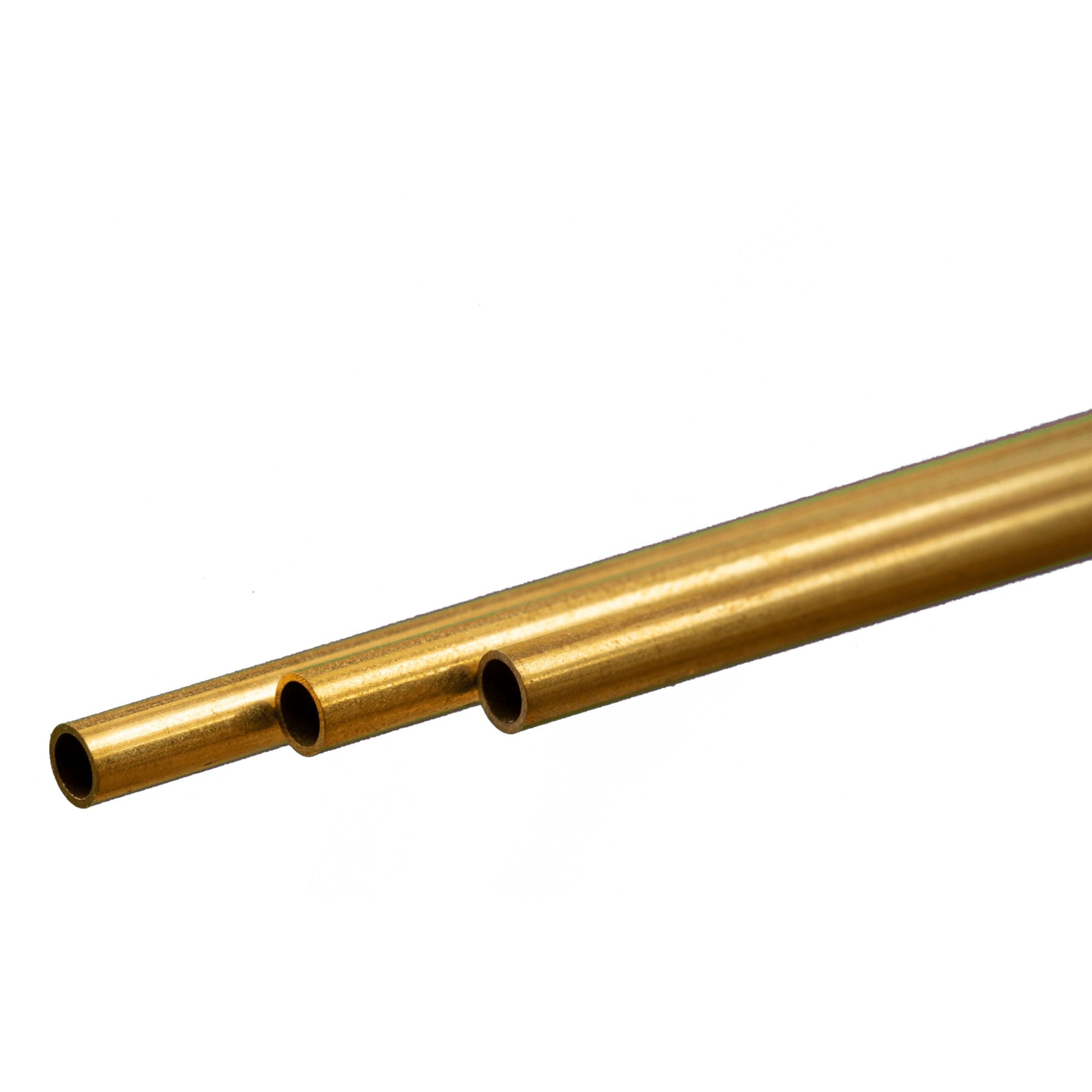 KNS9822 [file:KNS9822-1.jpg] Brass Round Tube, 4 x 300mm, .45mm Wall (3 pcs)