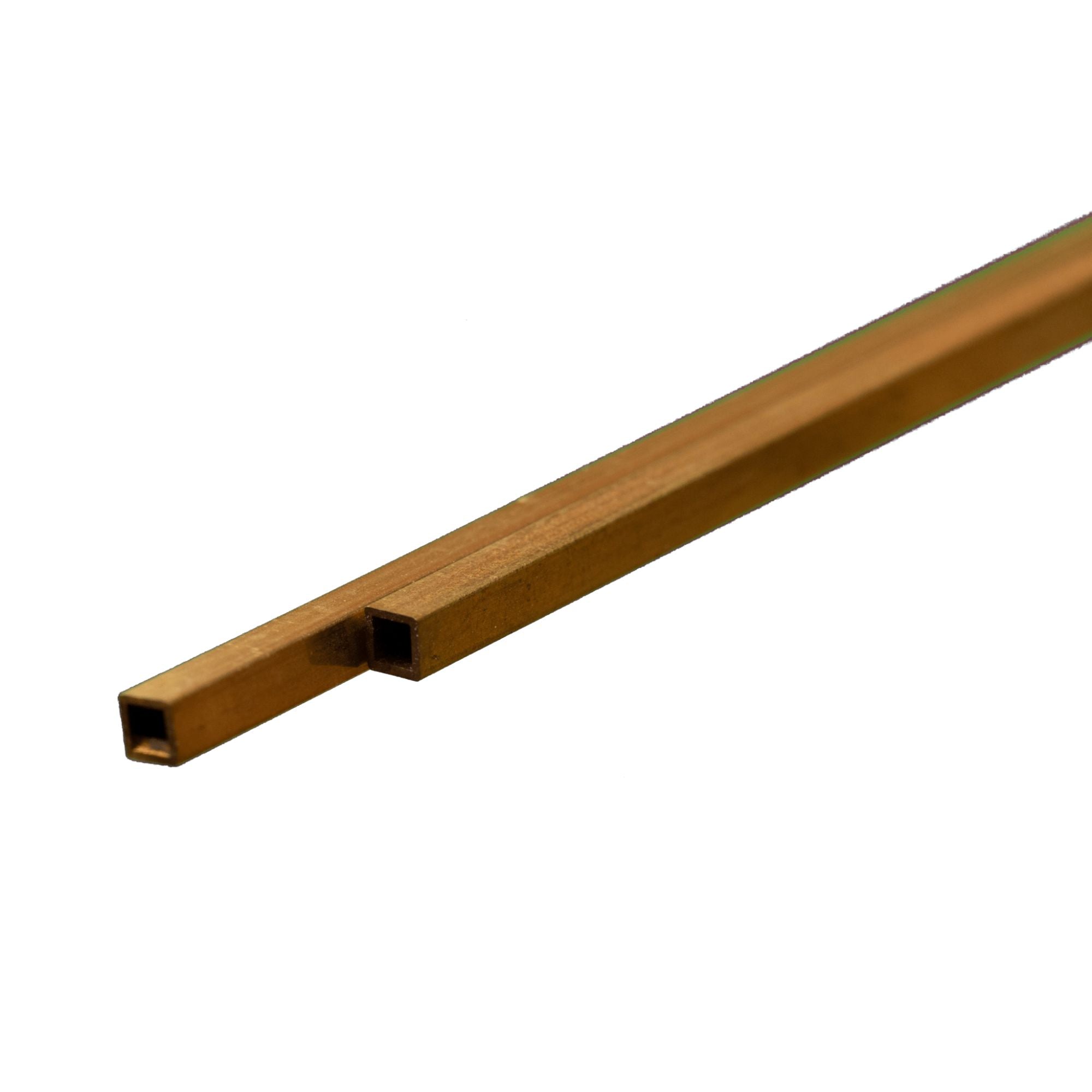 KNS9851 [file:KNS9851-1.jpg] Brass Square Tube, 3 x 300mm, .45mm Wall (2 pcs)