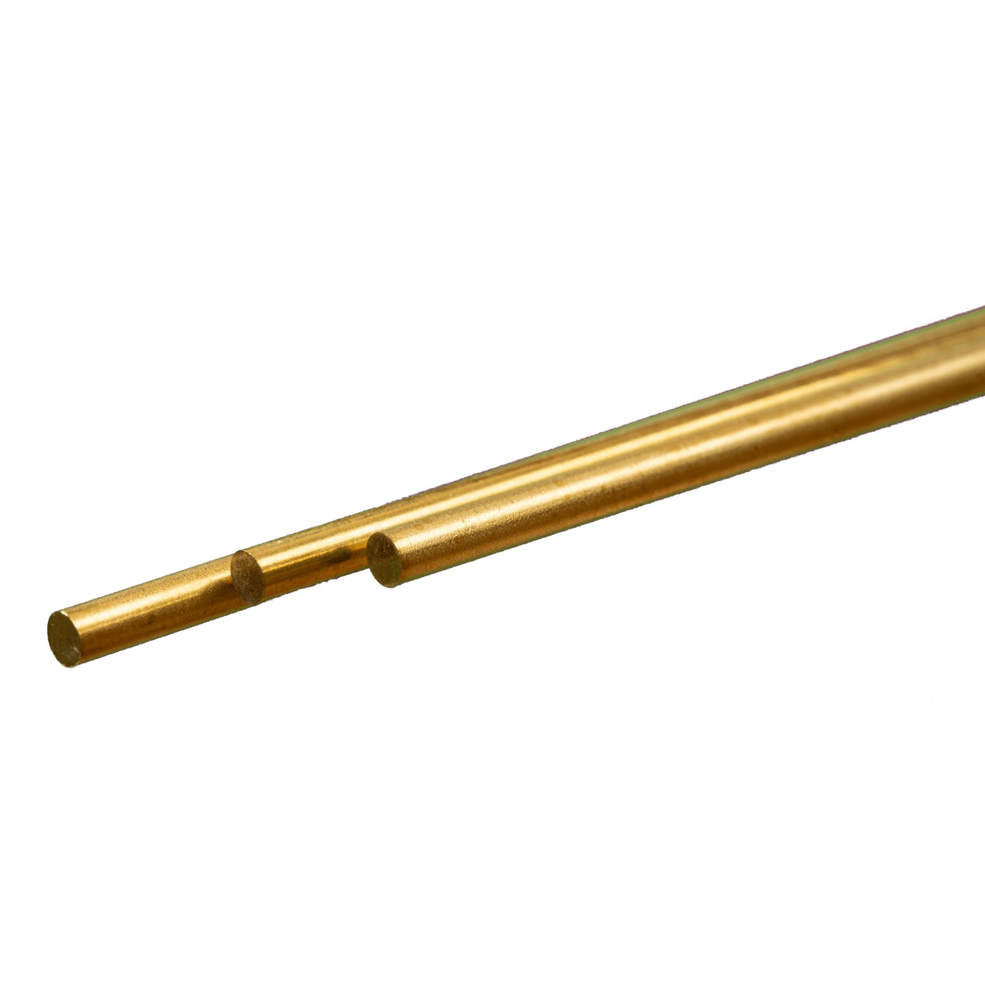 KNS9865 [file:KNS9865-1.jpg] Brass Round Rod, 3mm x 300mm (3 pcs)