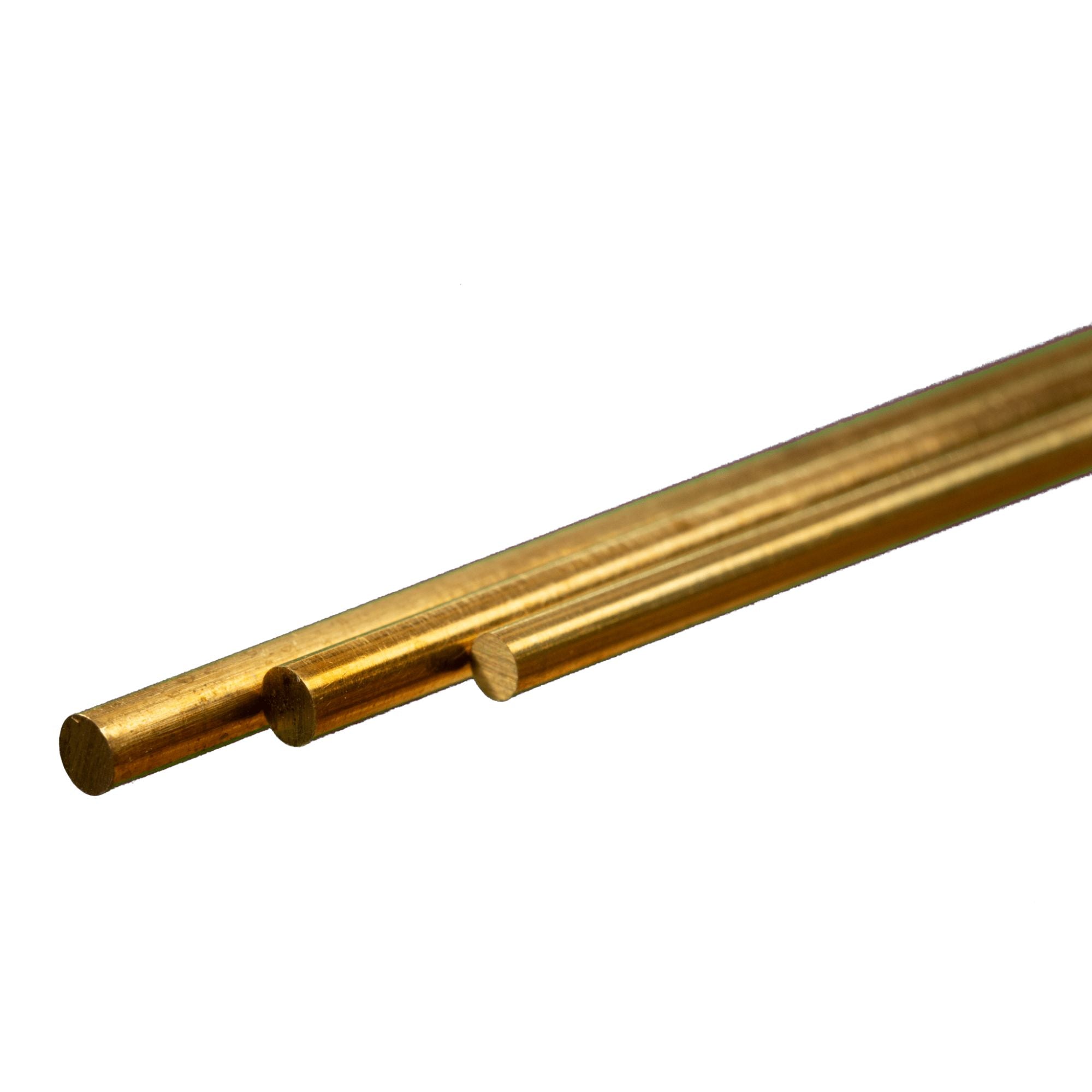 KNS9866 [file:KNS9866-1.jpg] Brass Round Rod, 3.5 x 300mm (3 pcs)