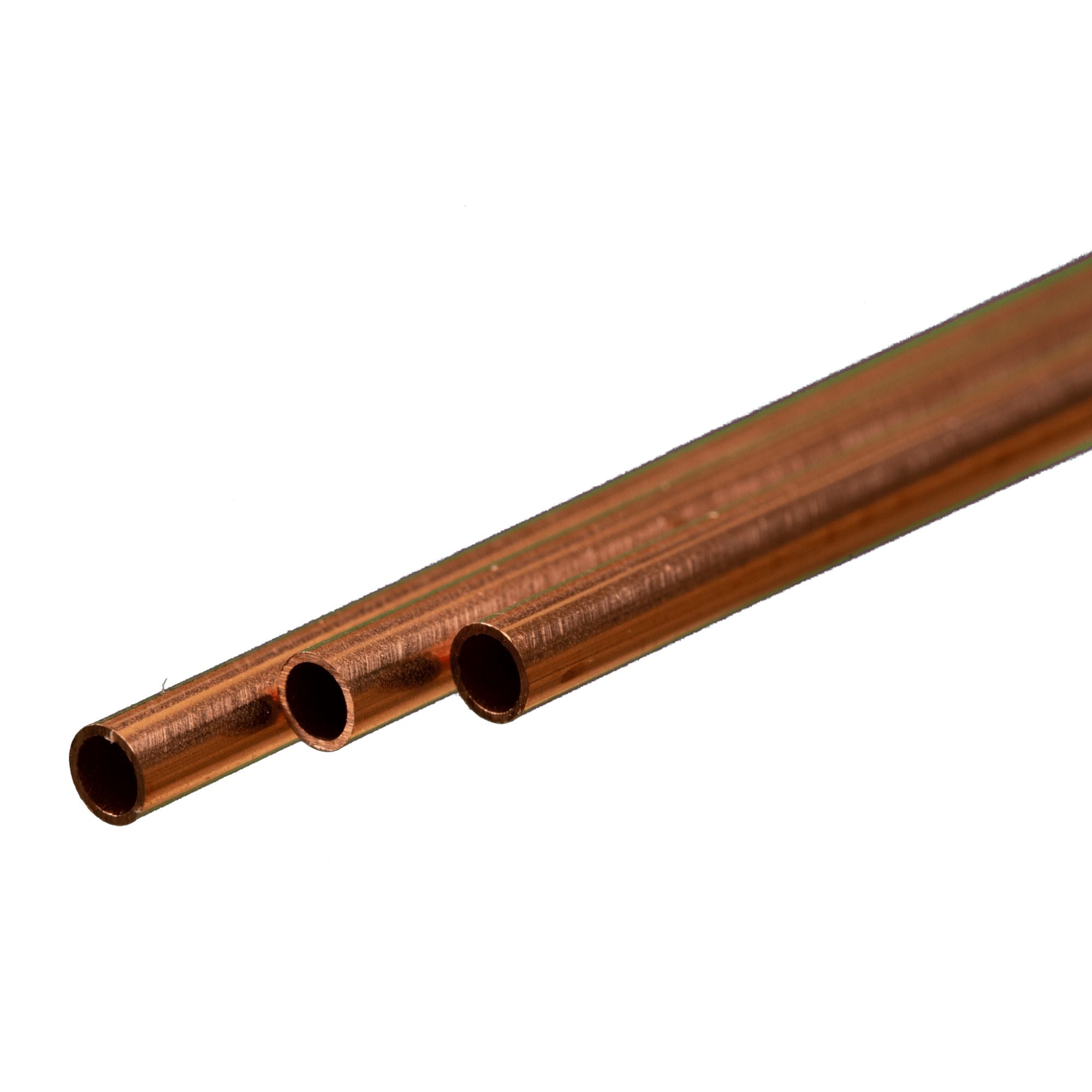 KNS9872 [file:KNS9872-1.jpg] Copper Round Tube, 4 x 300mm - .36mm Wall (3 pcs)