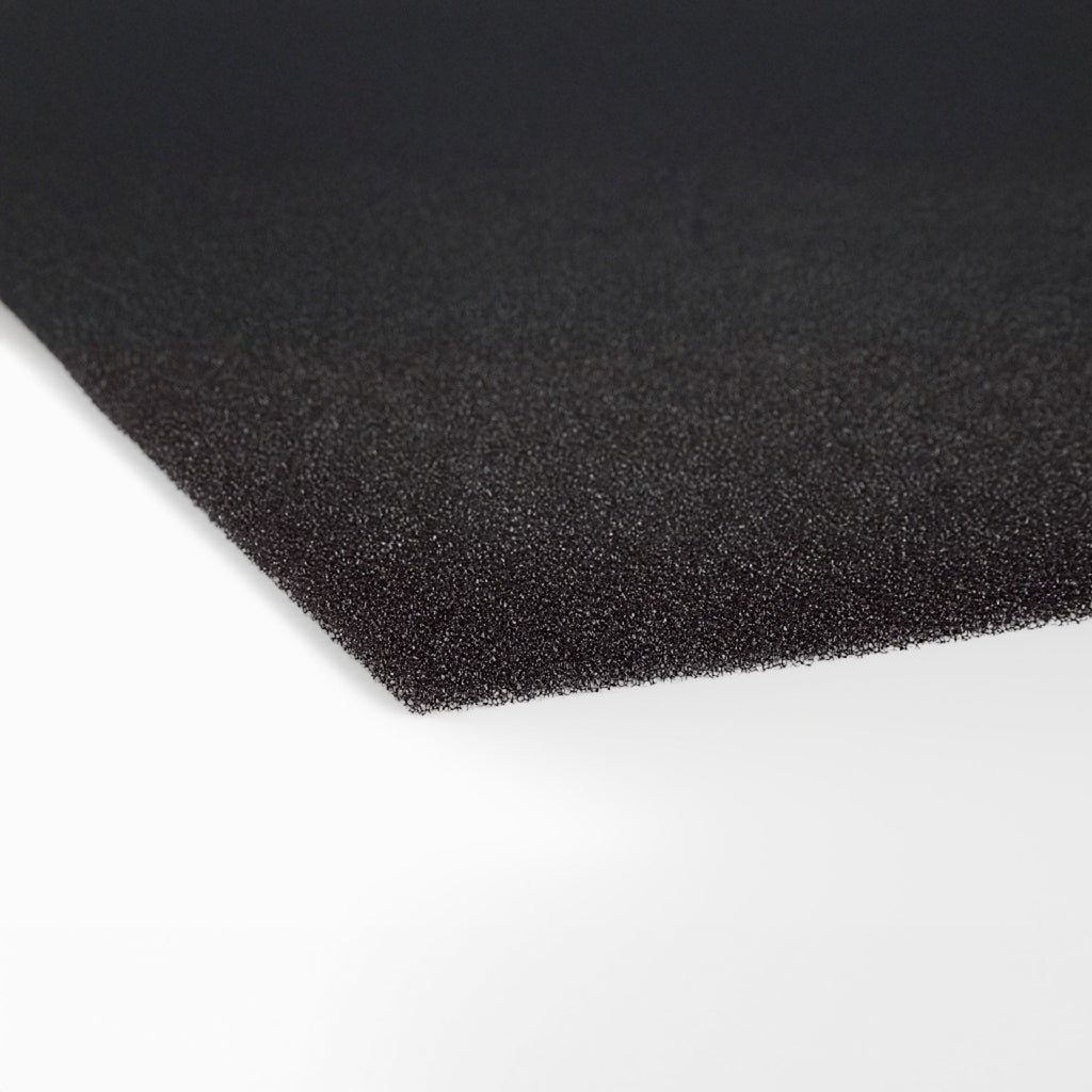 MOD0118732 [file:MOD0118732-1.jpg] PU filter foam, black, PPI 20, medium-pored 3.0 x 300 x 400 mm