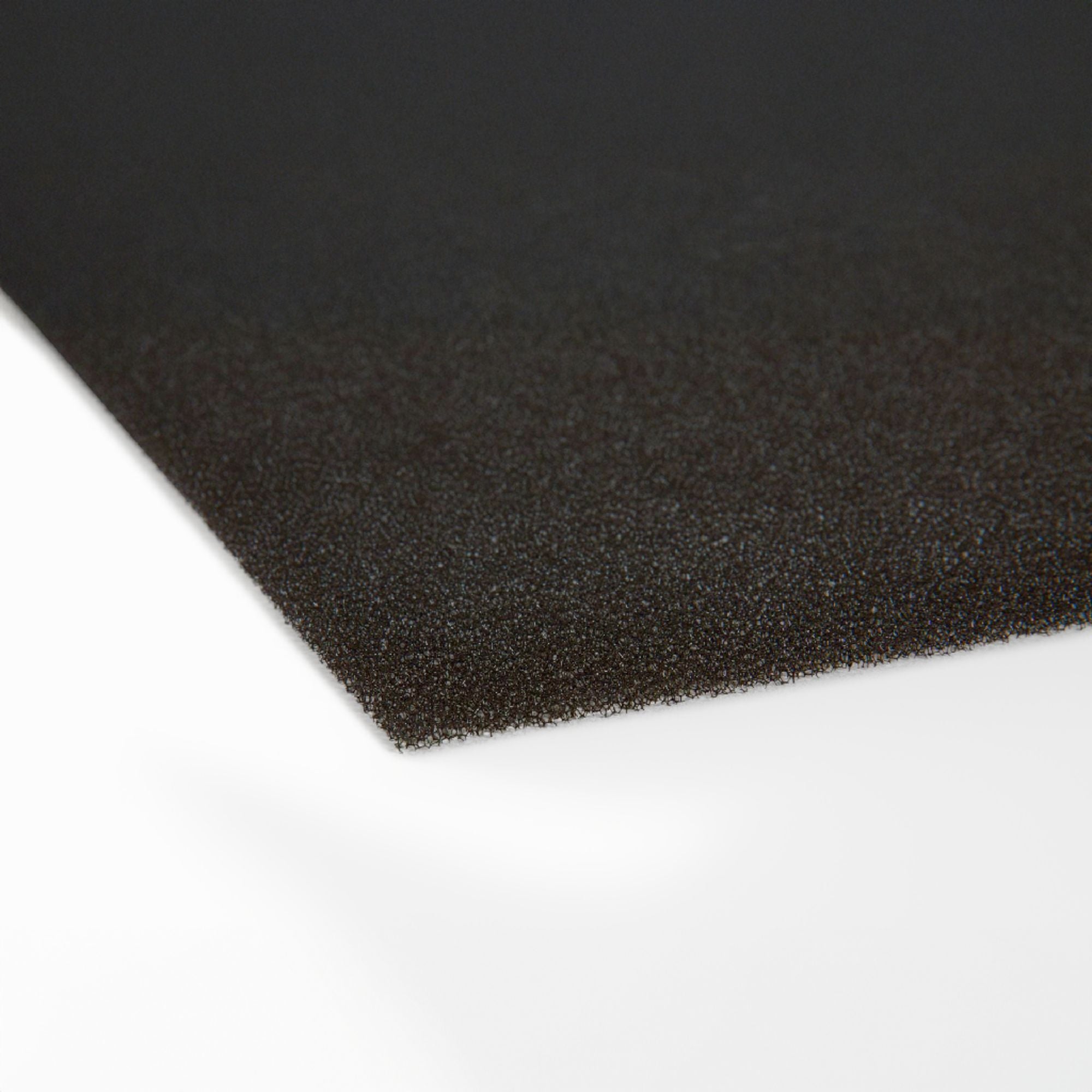 MOD0118787 [file:MOD0118787-1.jpg] PU filter foam, black, PPI 30, small-pored 3.0 x 300 x 400 mm
