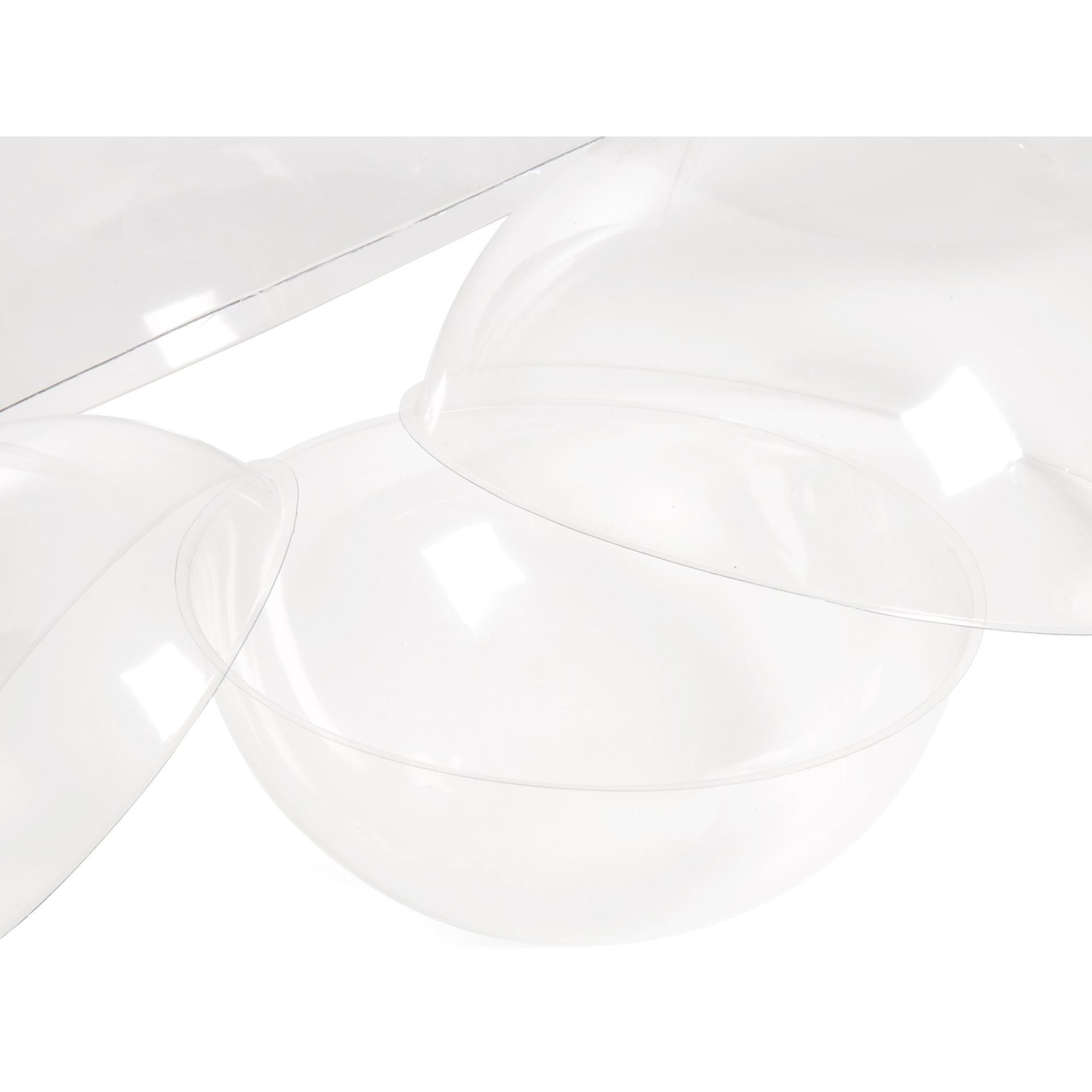 MOD0162541-7 PVC Hemisphere, Transparent, Hollow