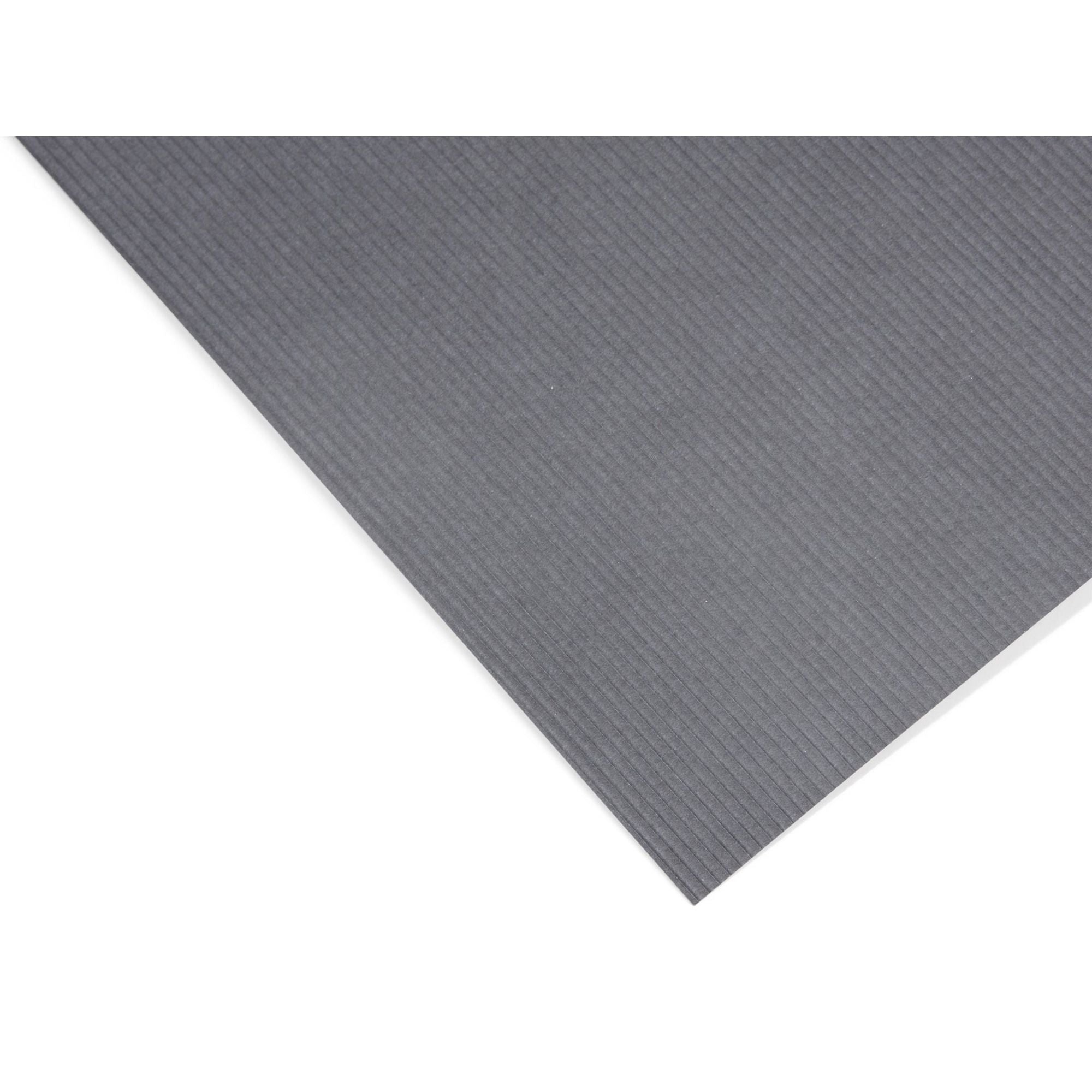 MOD0522482 [file:MOD0522482-1.jpg] Corrugated Cardboard Strips, Dark Grey, 175 x 500mm (Fine), h=0.5 s=1.5
