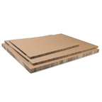 MOD3017730-ST-2 [file:MOD3017730-ST-2.jpg] Honeycomb board paper laminated, brown , 20.0 x 750 x 1000 mm, laminating paper 200 g/m2