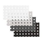 MOD4500056-082 [file:MOD4500056-082-1.jpg] Small Perforated Board, 350 x 500mm, Dark Grey, RG 1.8/5.0 - photo mt. brd. 300g/m