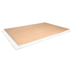 MOD4500150-002-4 [file:MOD4500150-002-4.jpg] Fine corrugated board, double-sided, 2.5 x 1000 x 700 mm, brown/white