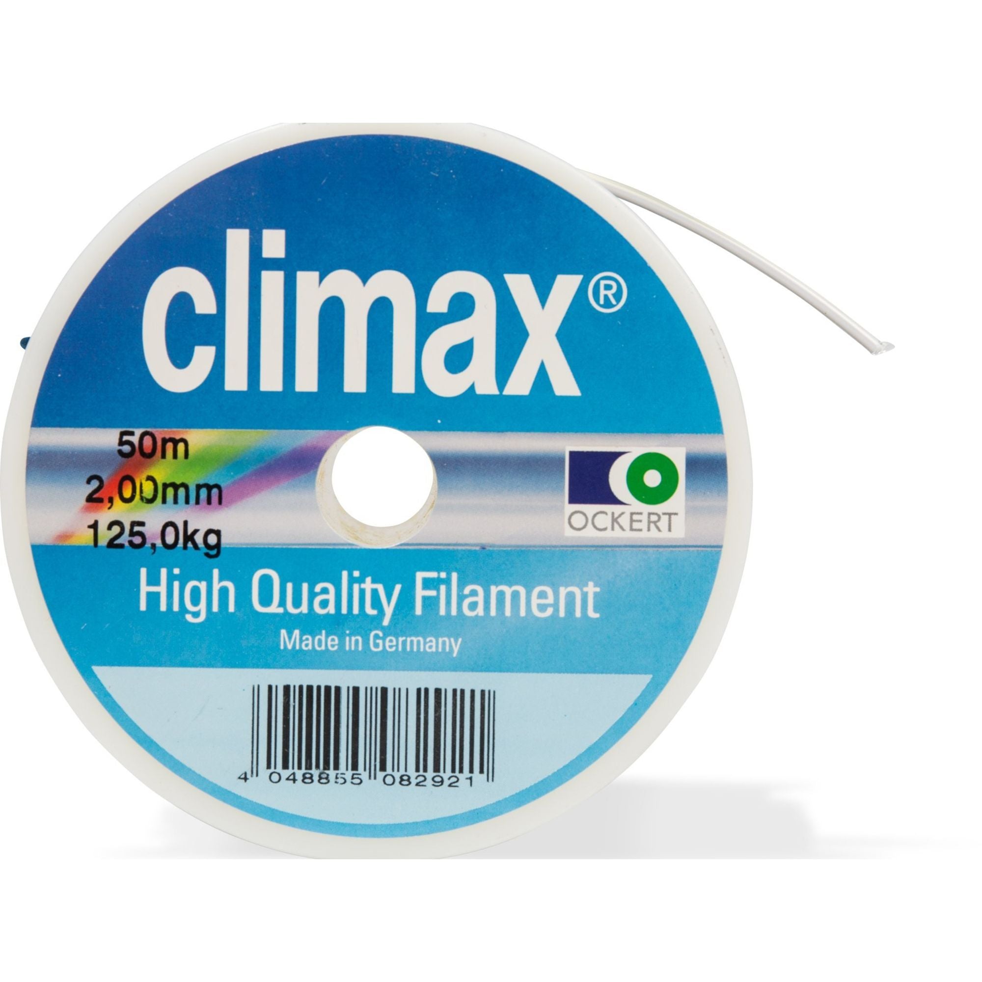 Climax Polyamide nylon filament, l=50 m on standard spool,  2.00 mm, up to 125.0kg (5 pcs)