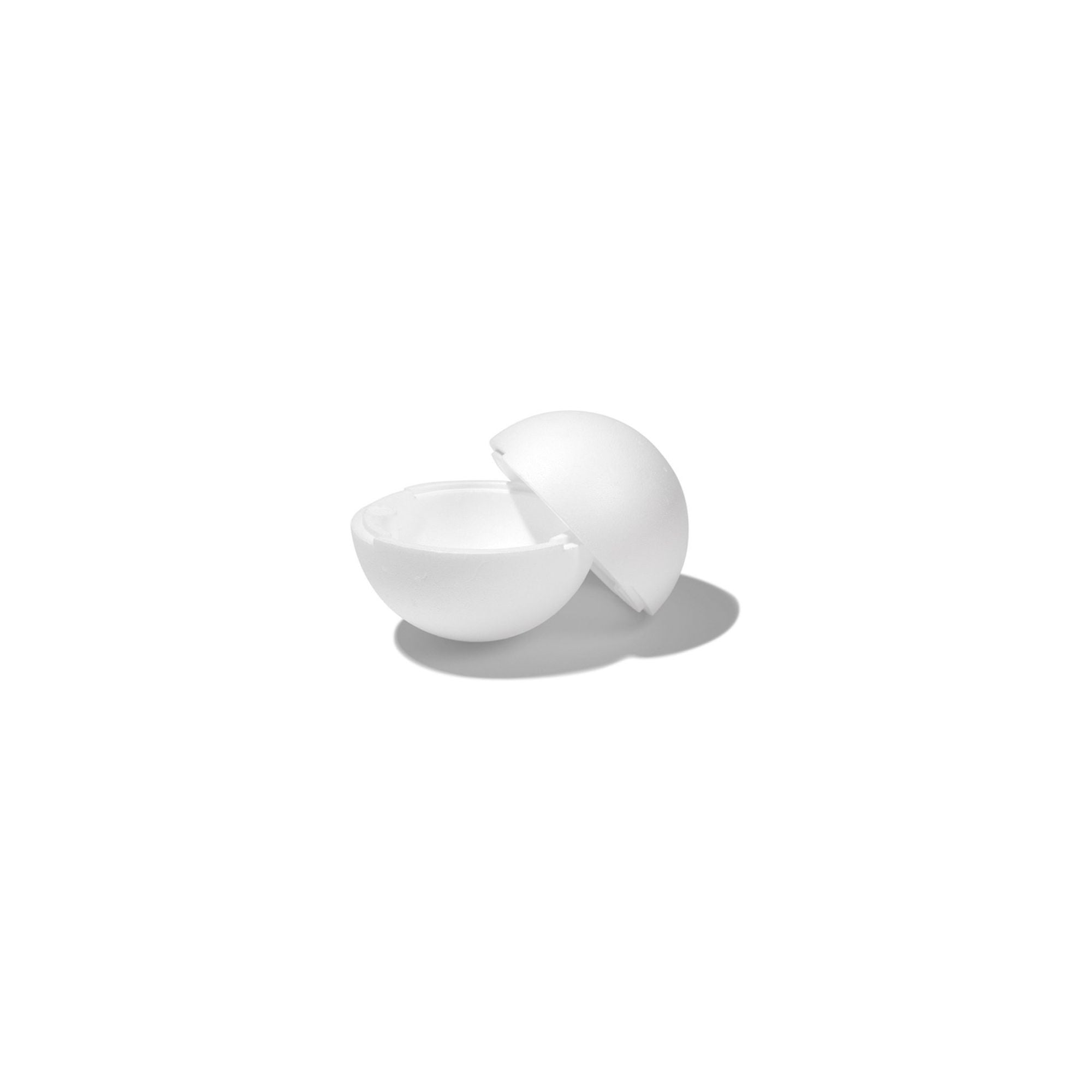 RAY3300700-1 Polystyrene Foam Ball, Two Piece, Hollow, with Rabbet