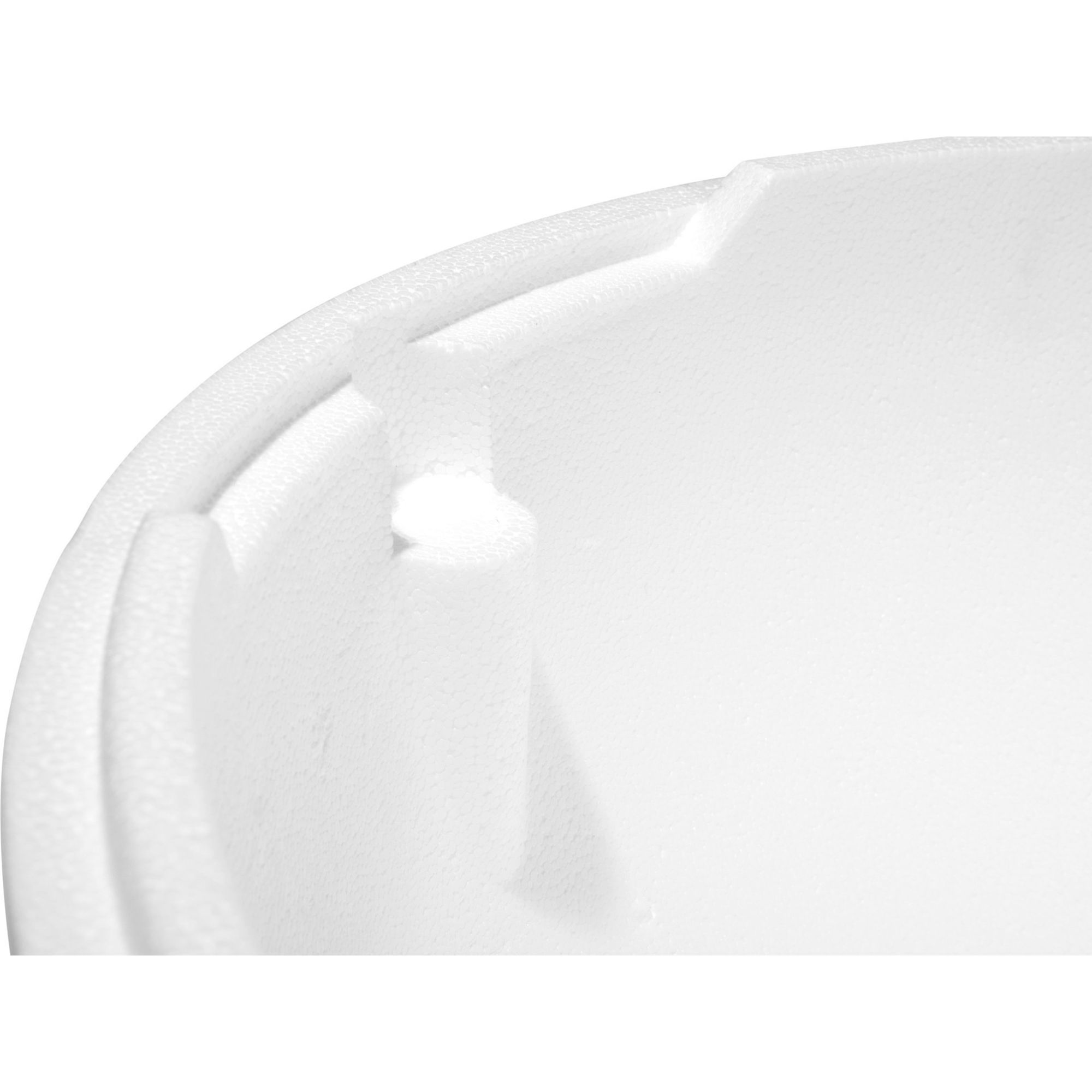 RAY3300700-4 Polystyrene Foam Ball, Two Piece, Hollow, with Rabbet