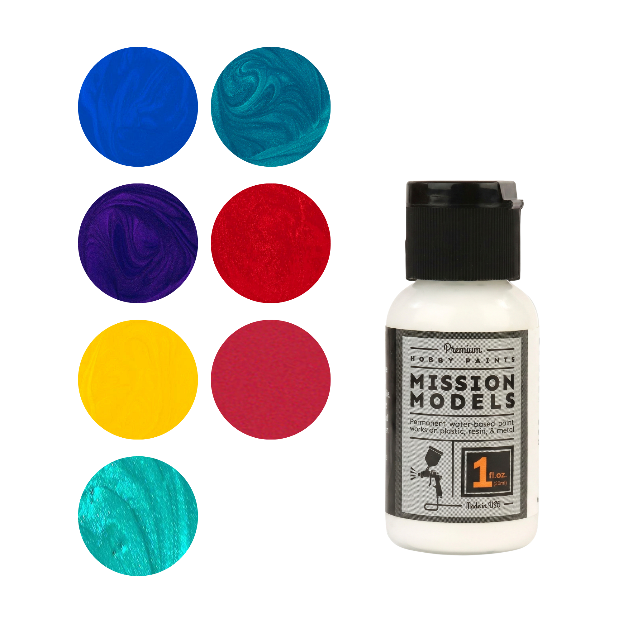 RC Iridescent Paint, 2oz