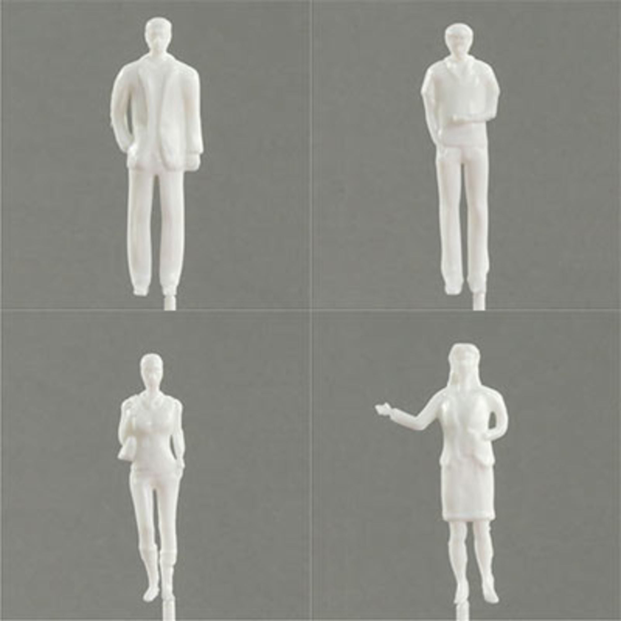 SCZ02-30111-24-2 Hermoli Standing Figures White 1:200 12 Types H = 9.0mm (24 pcs)