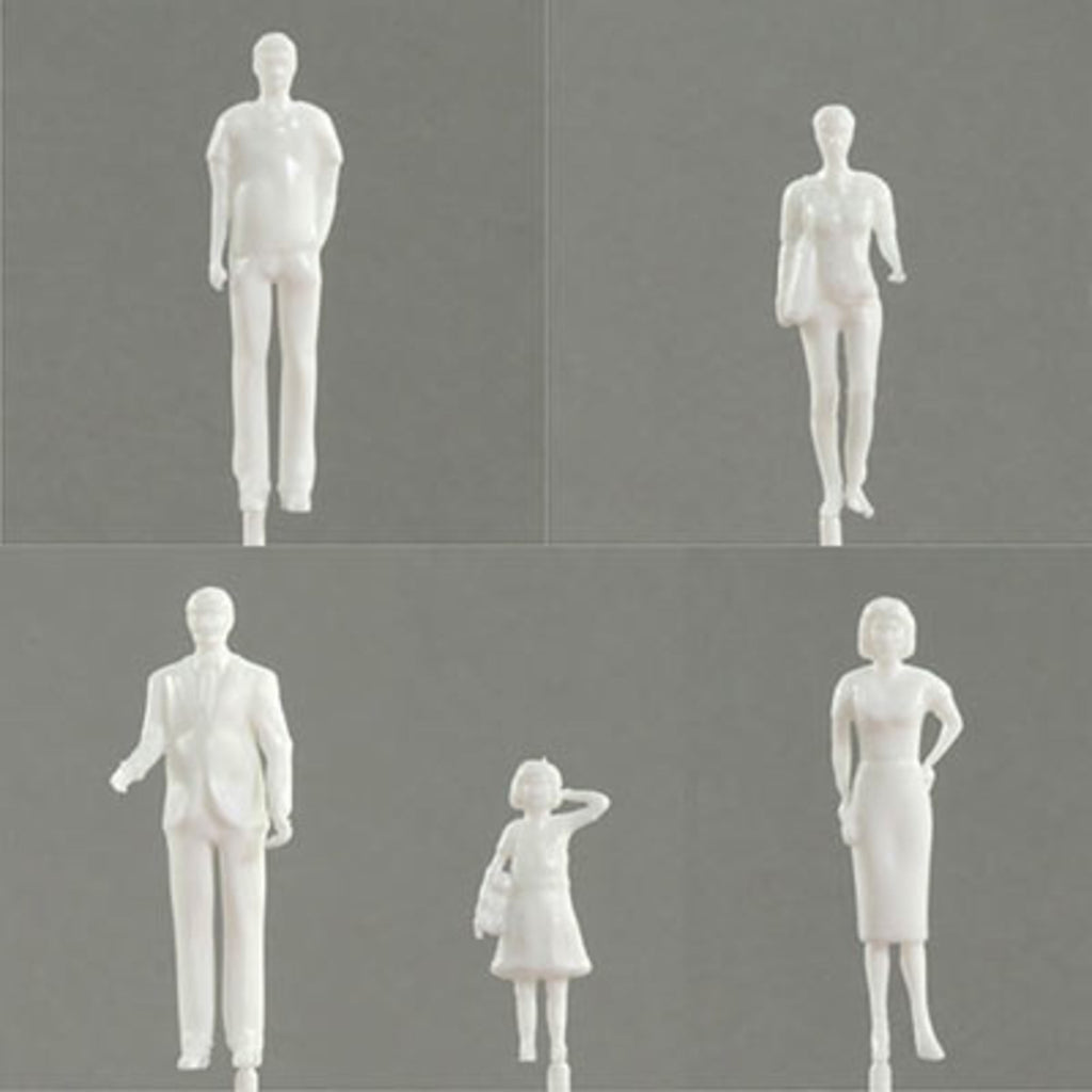 SCZ02-30111-24-3 Hermoli Standing Figures White 1:200 12 Types H = 9.0mm (24 pcs)