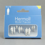 SCZ02-30111-24-5 [file:SCZ02-30111-24-5.jpg] Hermoli Standing Figures White 1:200 12 Types H = 9.0mm (24 pcs)
