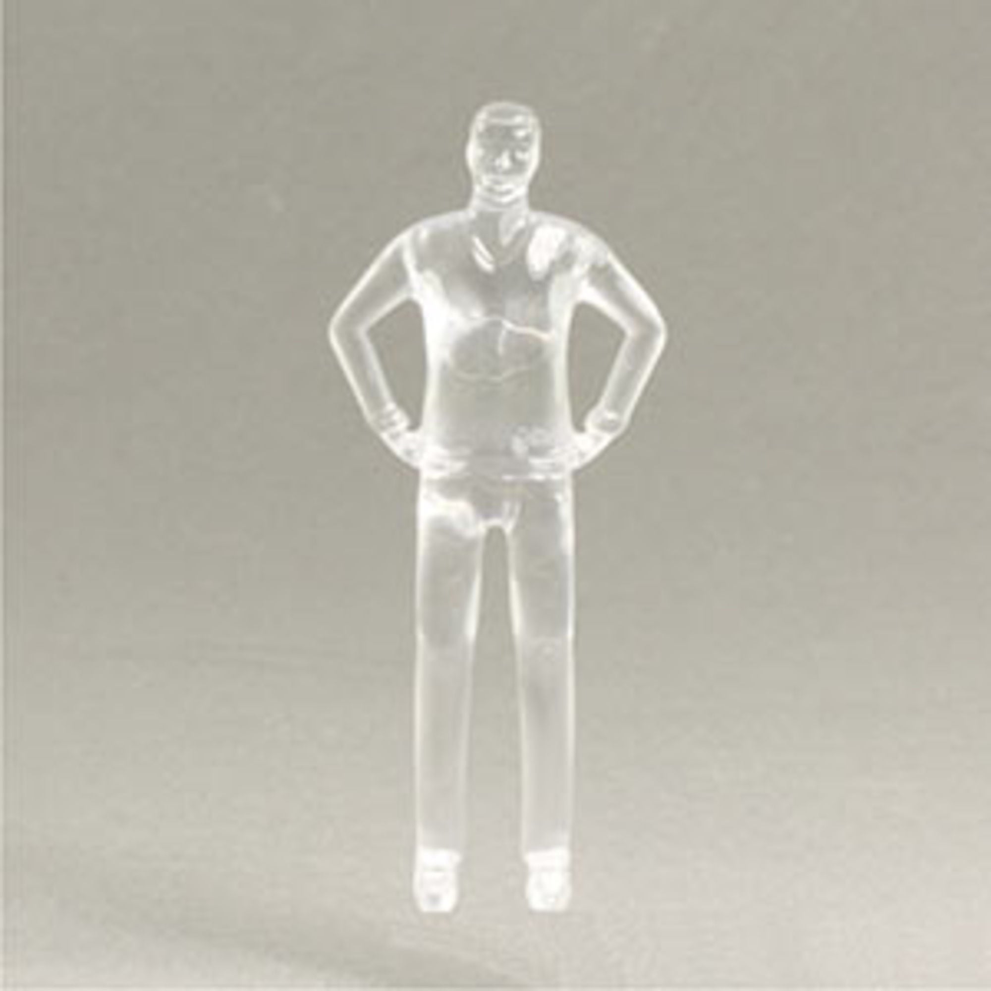 SCZ02-70110-6-2 Hermoli Standing Figures Clear 1:25 6 Types H = 75mm (6 pcs)