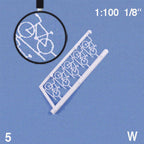 Bicycles White 1:100 (5 pcs)