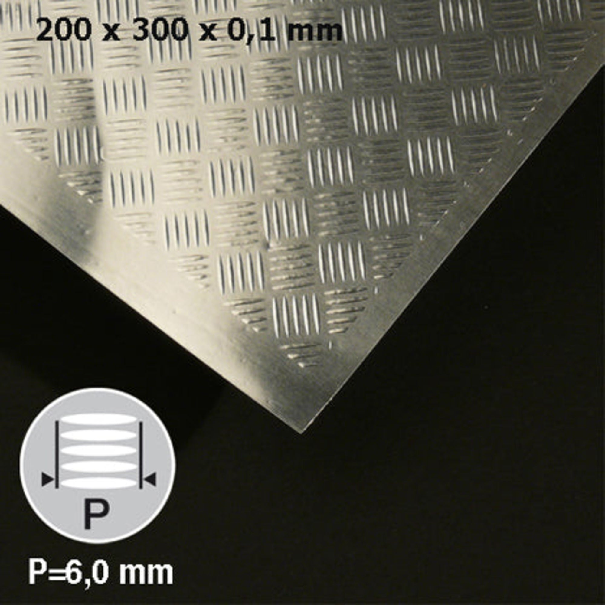 SCZ09-50600-1 [file:SCZ09-50600-1-1.jpg] Aluminium Bulb Plate, 0.5 x 200 x 295mm, Quintett H = 60mm