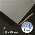 SCZ19-44200-1 [file:SCZ19-44200-1-1.jpg] Expanded Metal Aluminium Mesh Sheet, 190 x 290mm H = 0.4mm x W = 2.0mm