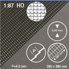 SCZ28-H0052-1-1 [file:SCZ28-H0052-1-1.jpg] Roof Tile Sheet Red 1:87 0.5 x 290 x 390mm Standard Tiles H = 4.2mm